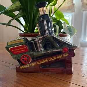 Vintage Ceramic Bottle of World's First Climbing Engine